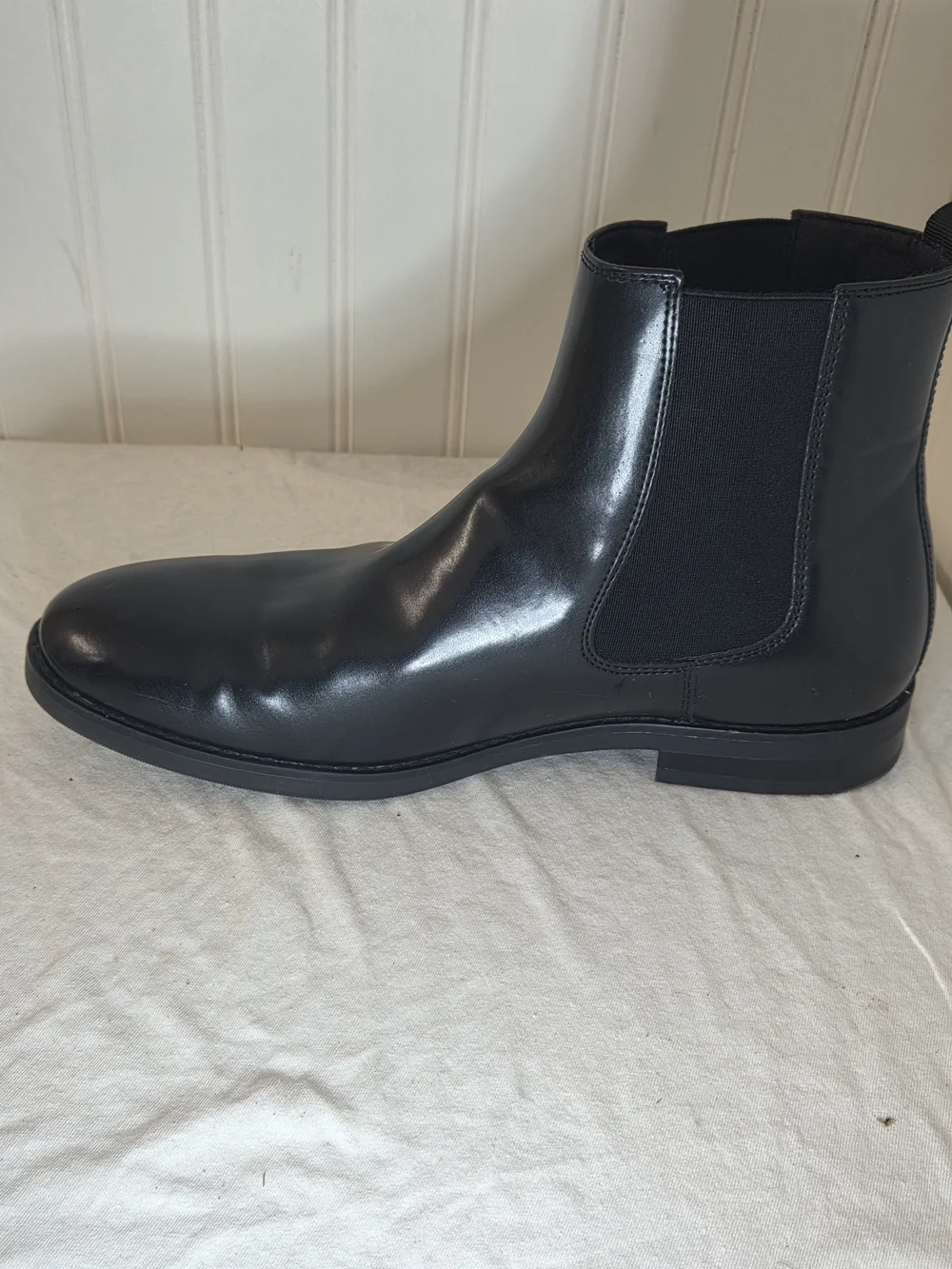 Alfani Luka Black Leather Chukka Boots
